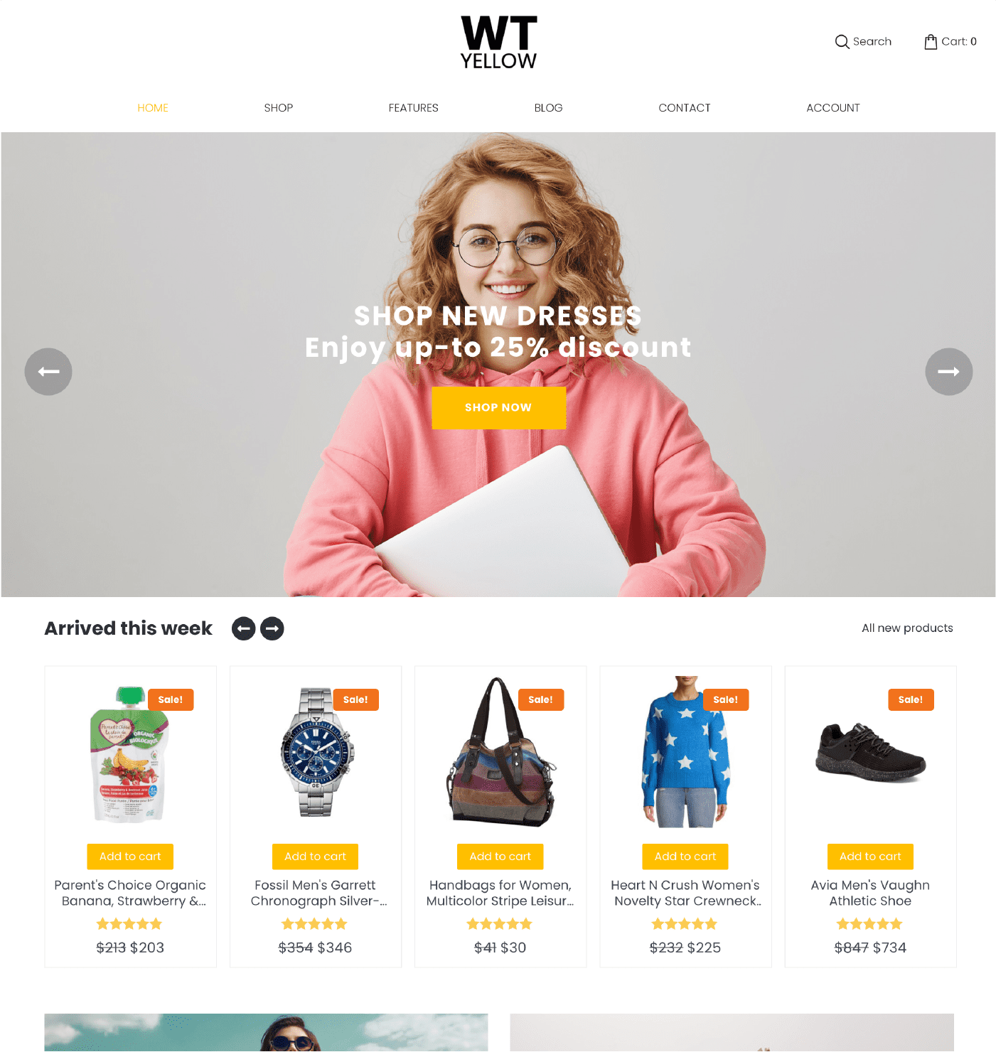 WT Yellow - WooCommerce Theme