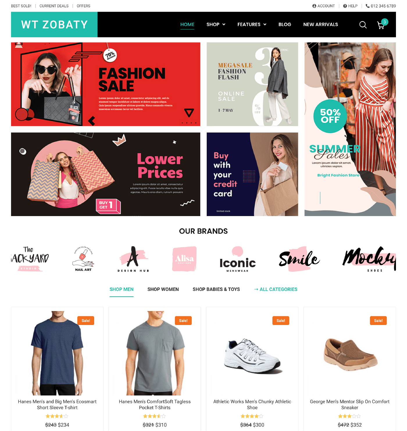 WT Zobaty - WordPress for WooCommerce Theme