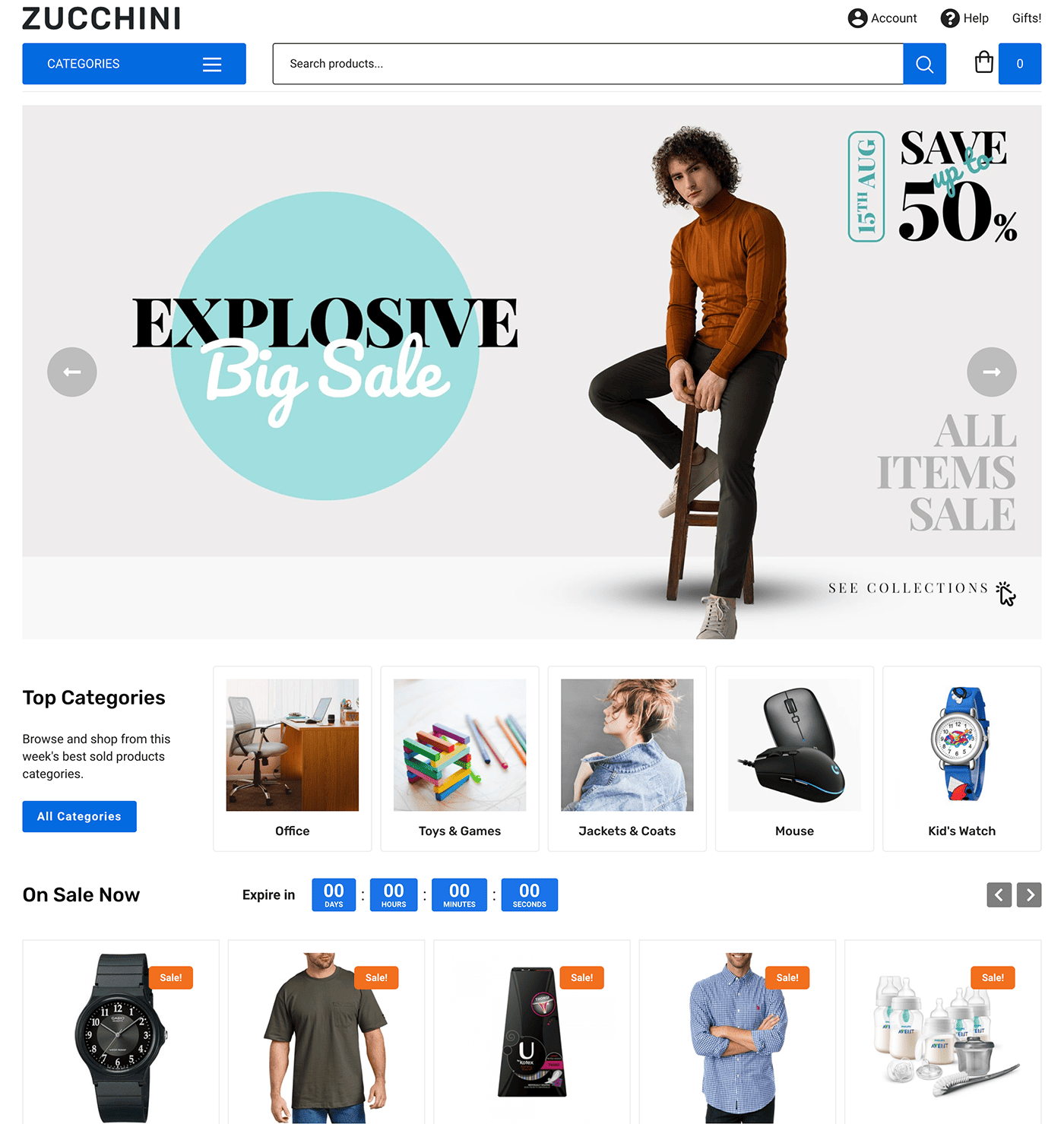 WT Zucchini - WooCommerce Theme